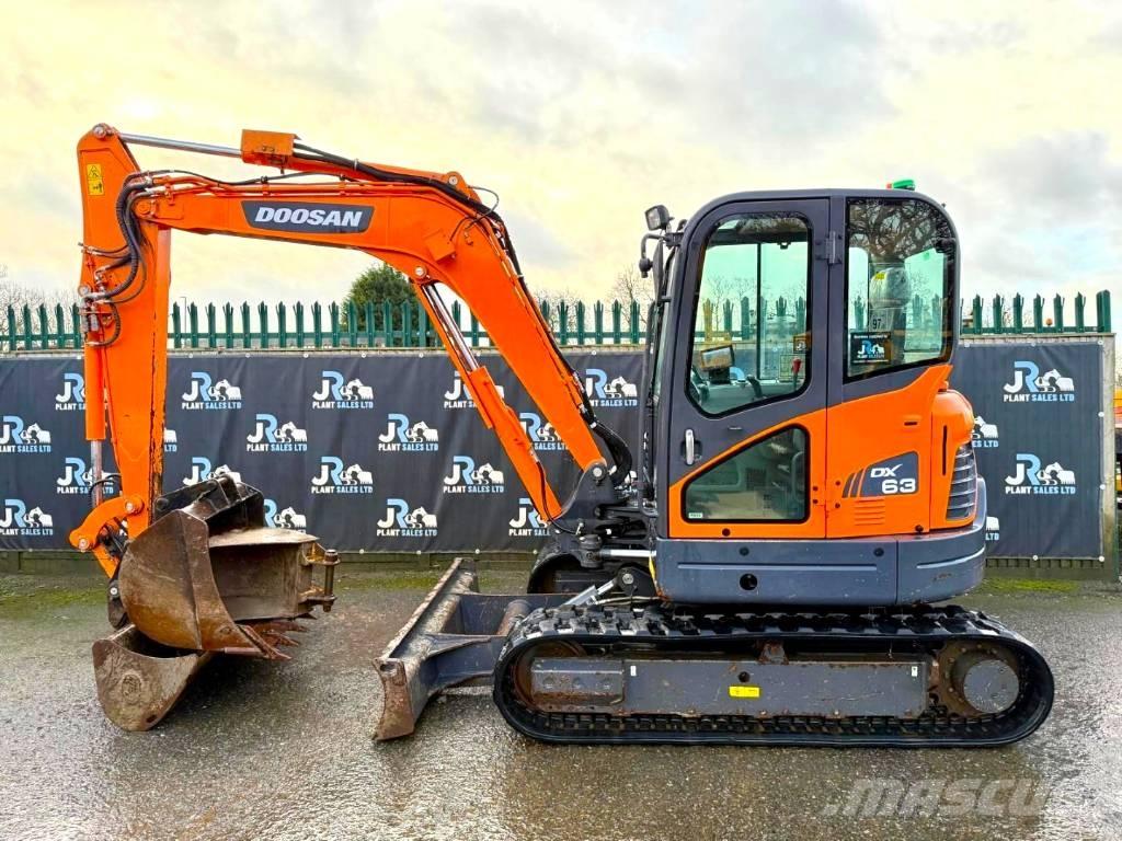 Doosan DX 63-3 Gravemaskiner på larvebånd