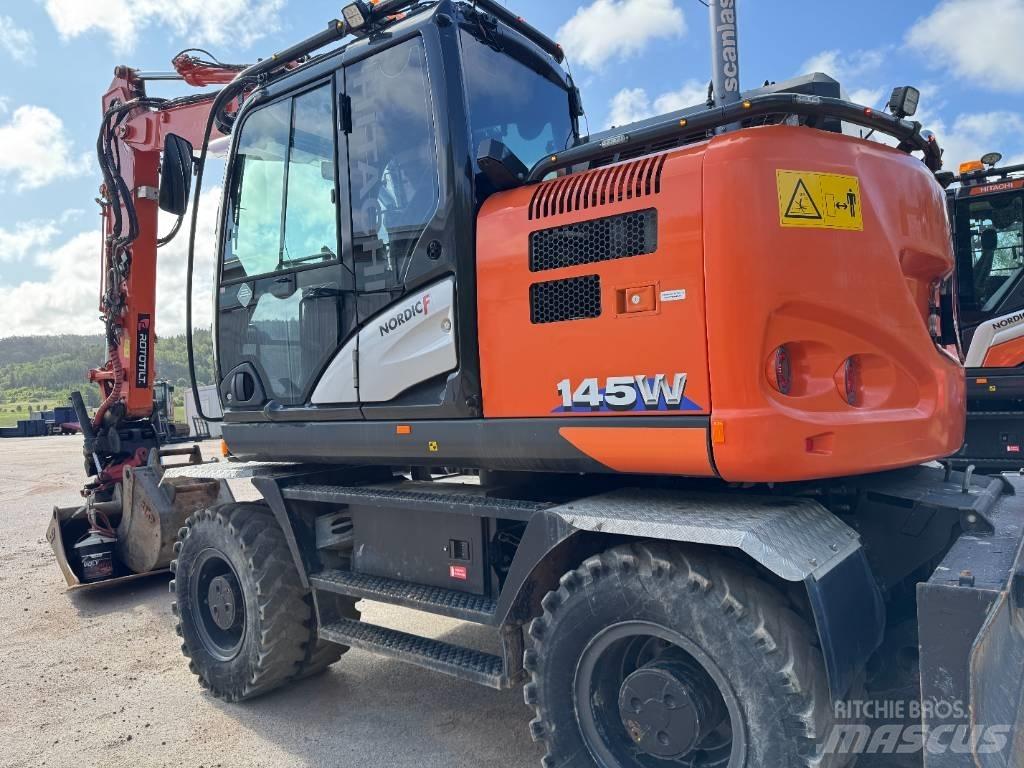 Hitachi ZX 145 W-6 Gravemaskiner på hjul
