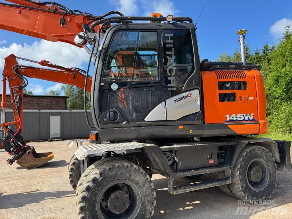 Hitachi ZX 145 W-6 Gravemaskiner på hjul