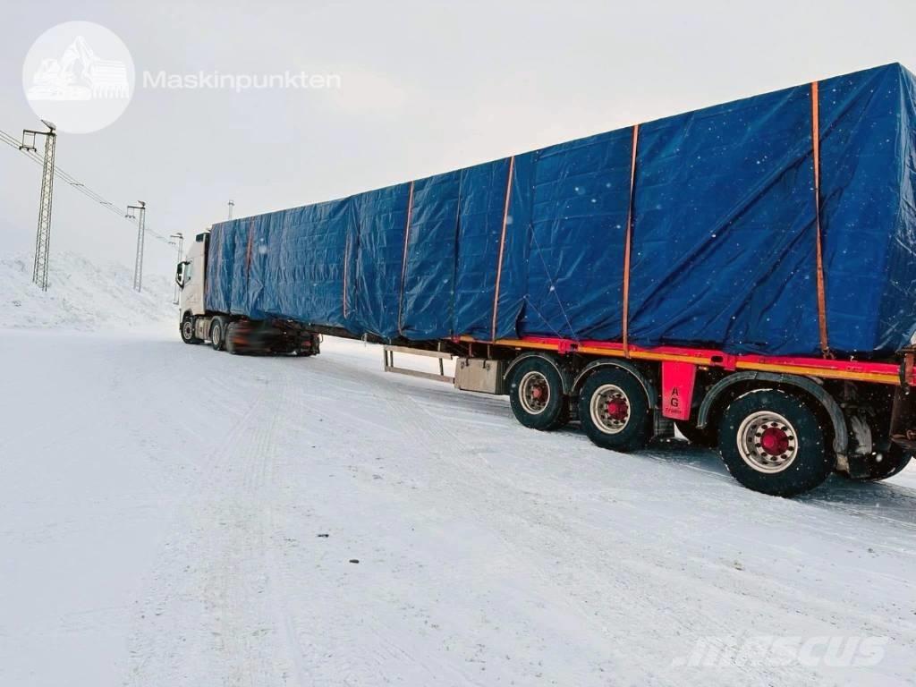 HRD S PTB 3N TROMBON Semi-trailer med lad/flatbed
