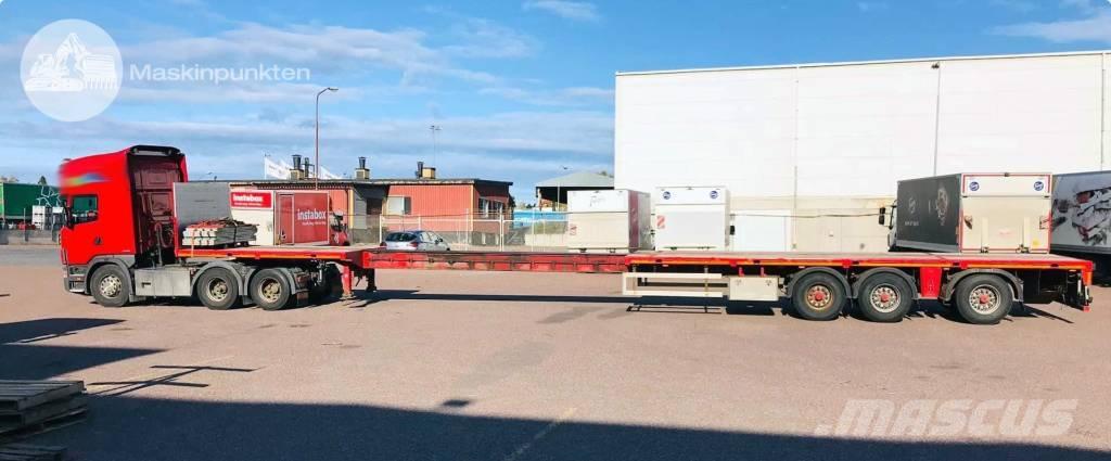 HRD S PTB 3N TROMBON Semi-trailer med lad/flatbed