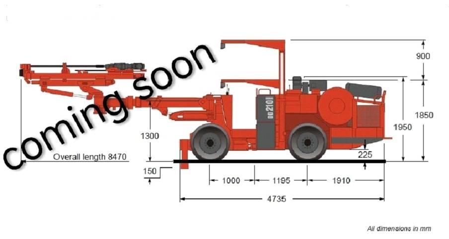 Sandvik DD 210 Tunnel og underjordisk boringsudstyr