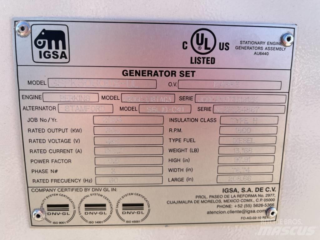  IGSA  GSPK20600L-UL Dieselgeneratorer