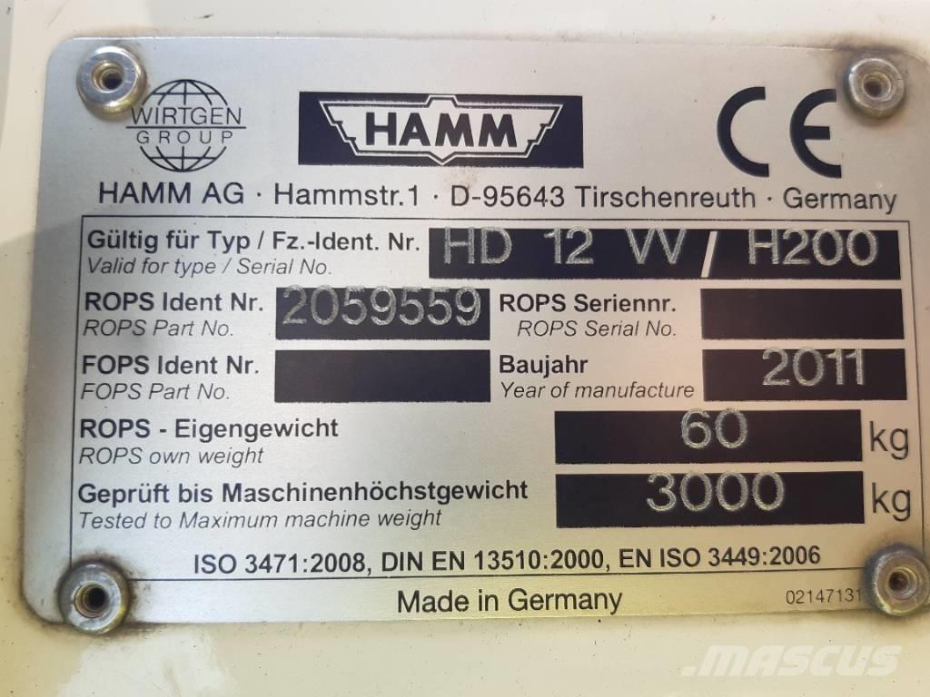 Hamm HD 12 VV Tvilling tromle
