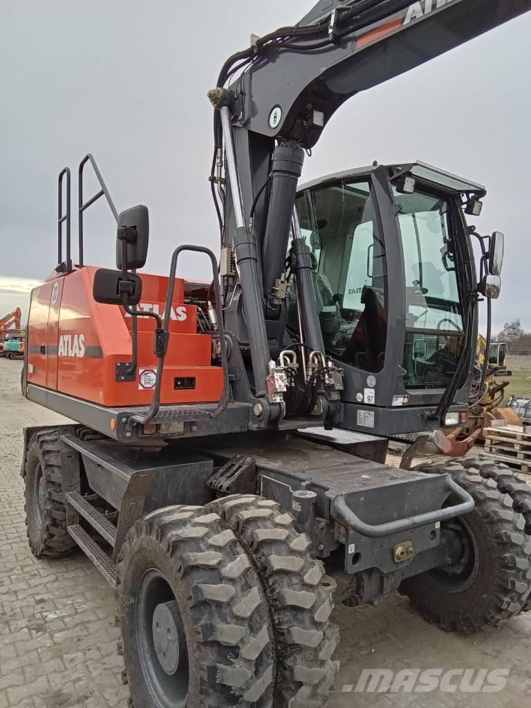 Atlas 150W Gravemaskiner på hjul