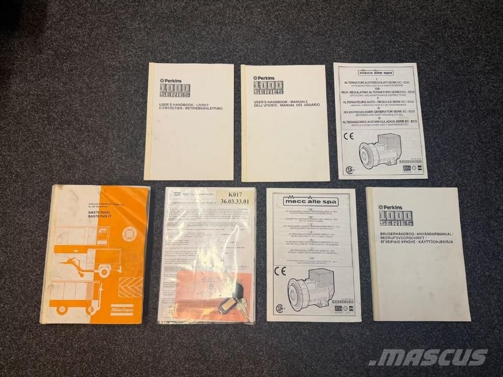 Atlas Copco QAS 78 Dieselgeneratorer