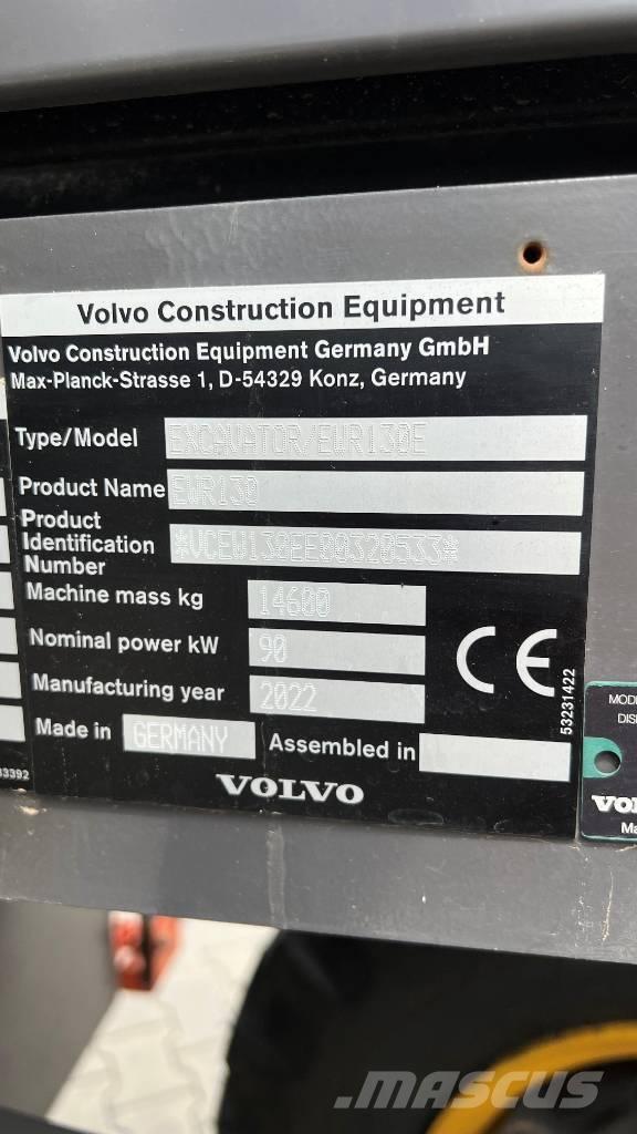 Volvo EWR 130 E Gravemaskiner på hjul