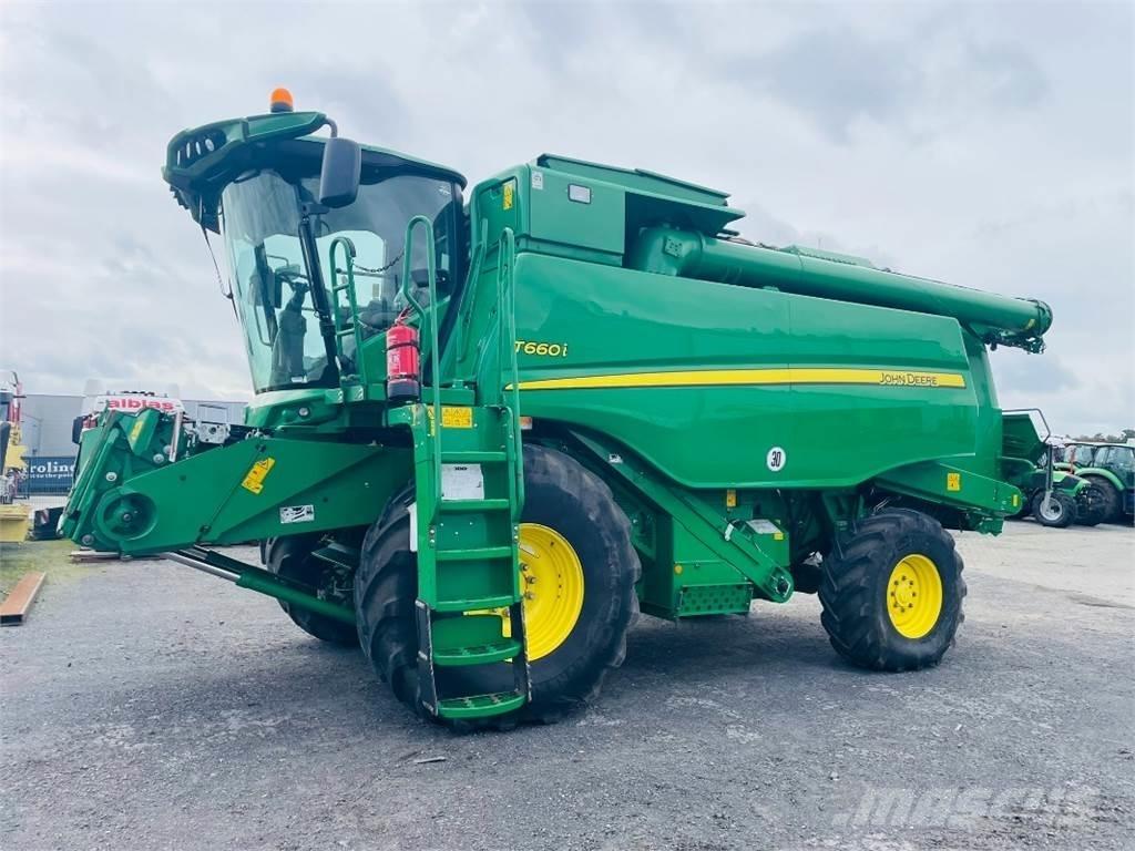 John Deere T660 i Mejetærskere