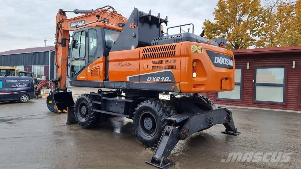 Doosan DX 210 W - 5 Gravemaskiner på hjul