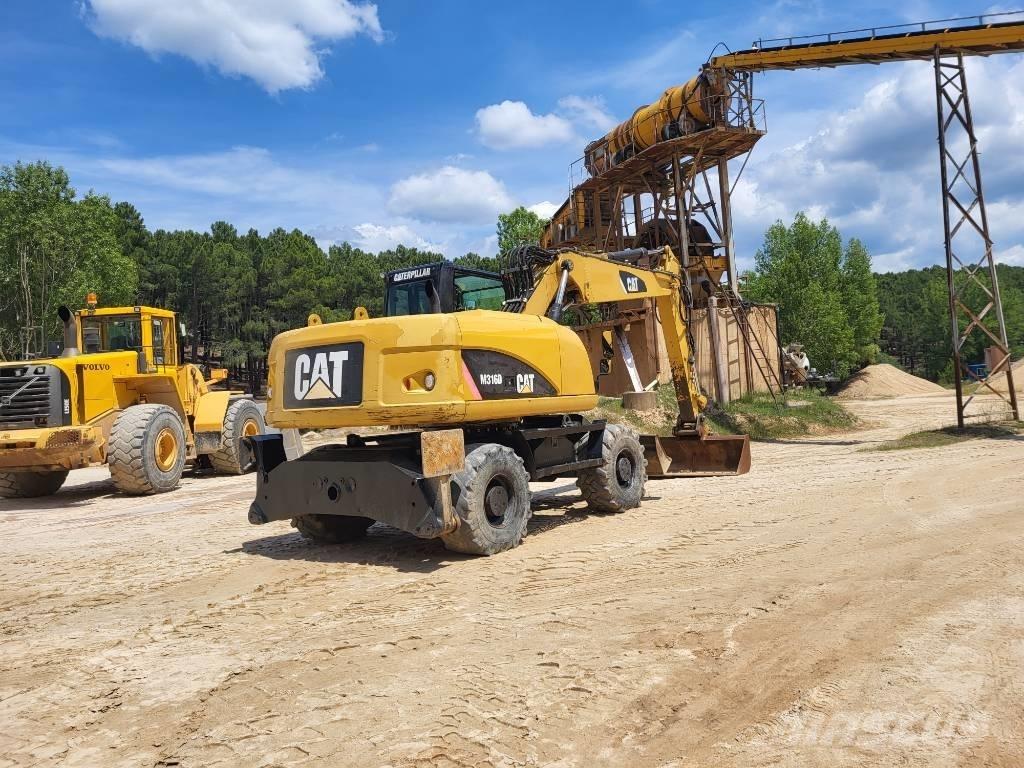 CAT M318d Gravemaskiner på hjul