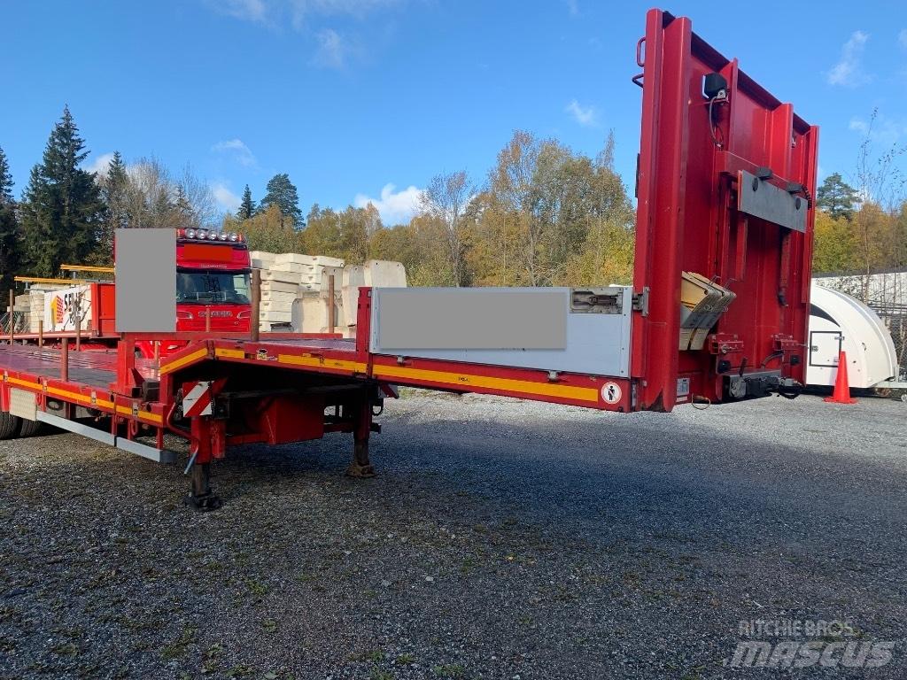 Doll S4E Semi-trailer med lad/flatbed