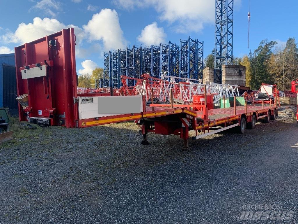 Doll S4E Semi-trailer med lad/flatbed