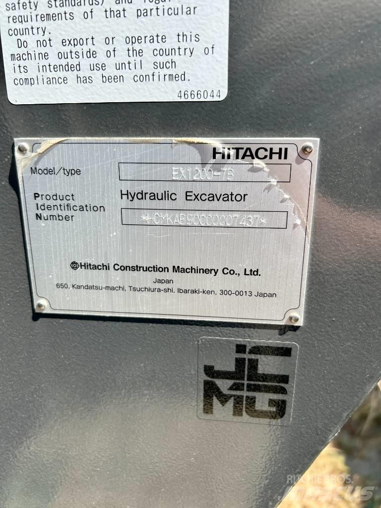 Hitachi EX 1200-7B Gravemaskiner på larvebånd