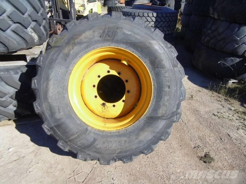  Däck Twin 600/55R Læssemaskiner på hjul