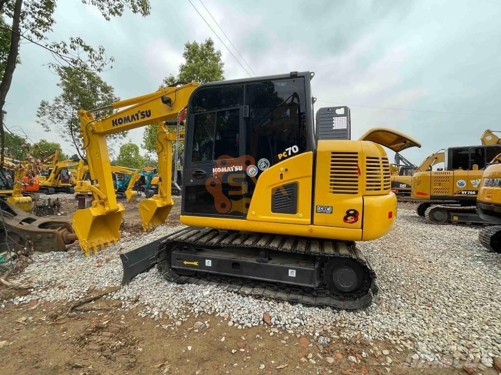 Komatsu PC 70 Midi-gravemaskiner 7t - 12t