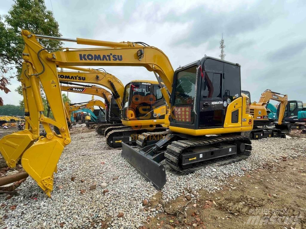 Komatsu PC 70 Midi-gravemaskiner 7t - 12t