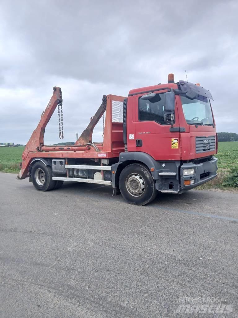 MAN TGM 18.280 Skip loader