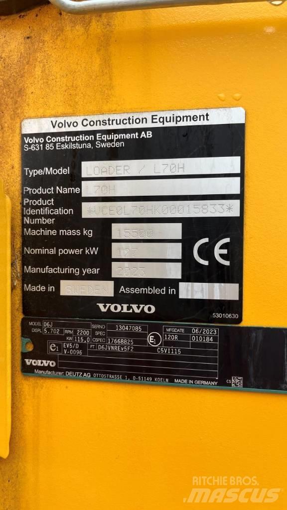 Volvo L70H Læssemaskiner på hjul