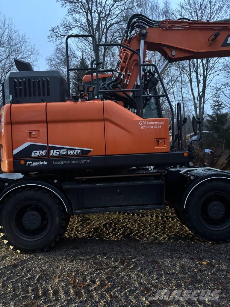 Doosan DX 165 W-7 Gravemaskiner på hjul