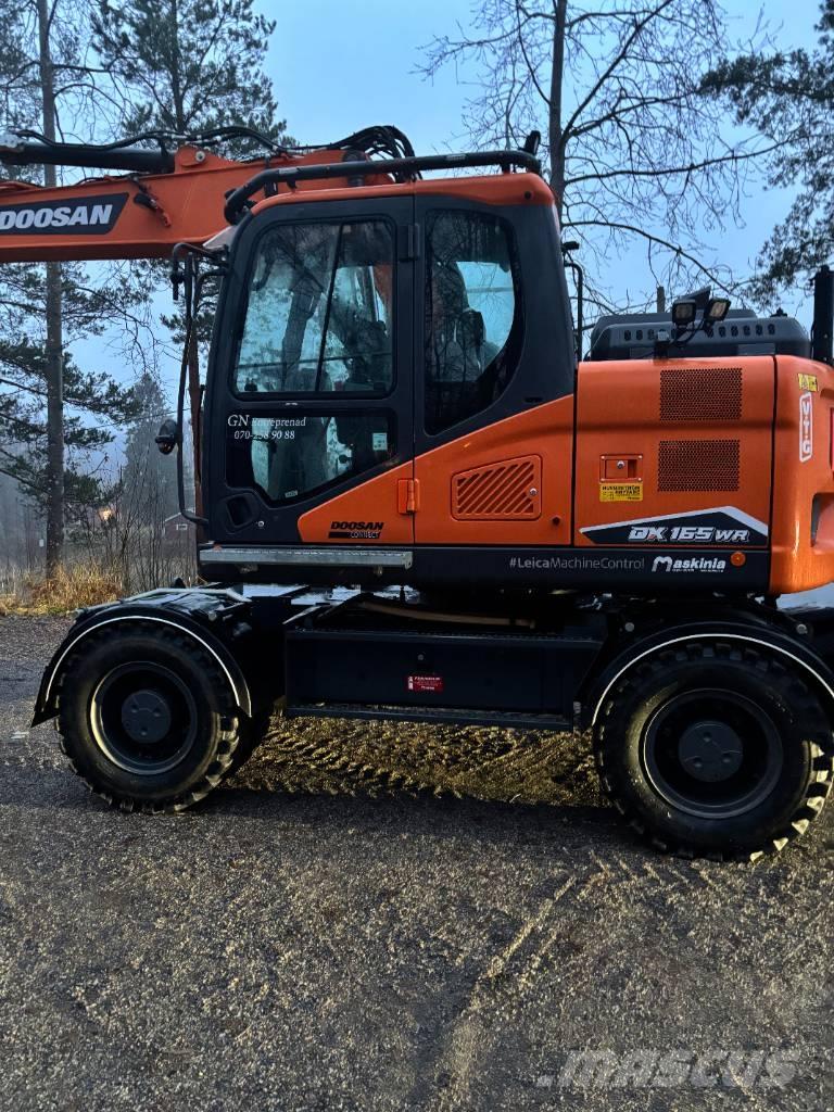 Doosan DX 165 W-7 Gravemaskiner på hjul