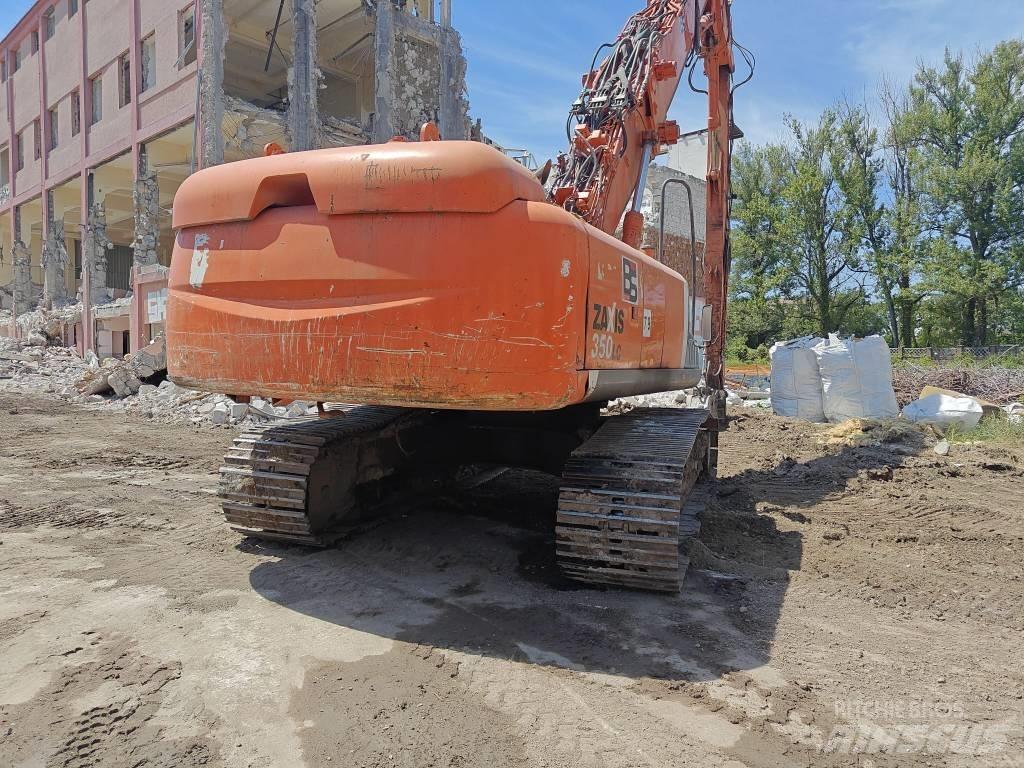 Hitachi ZX 350 Gravemaskiner med lang gravebom