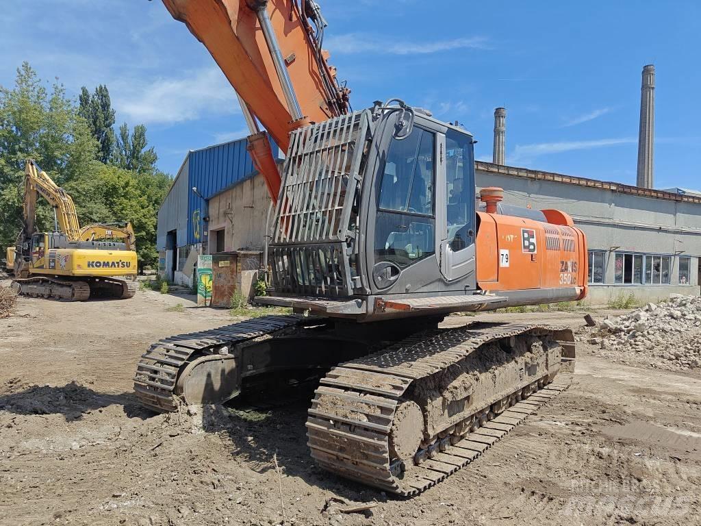 Hitachi ZX 350 Gravemaskiner med lang gravebom