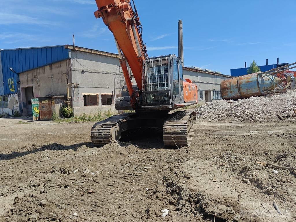 Hitachi ZX 350 Gravemaskiner med lang gravebom