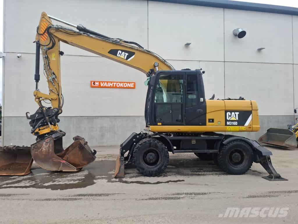 CAT 316D Gravemaskiner på hjul