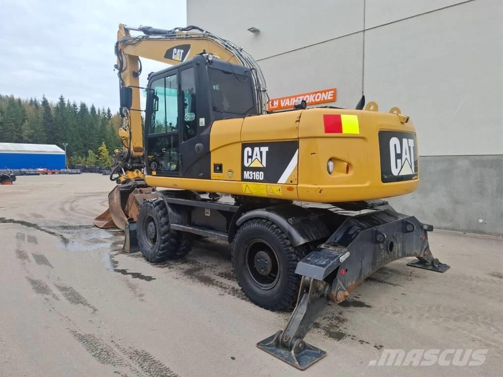 CAT M 316 D Gravemaskiner på hjul