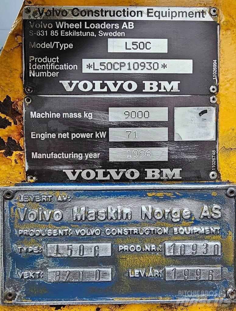 Volvo L 50 C Læssemaskiner på hjul