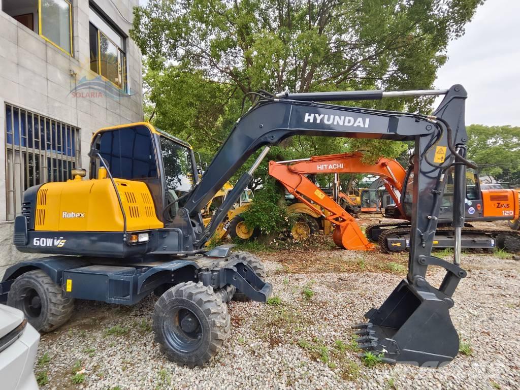 Hyundai R60W Gravemaskiner på hjul