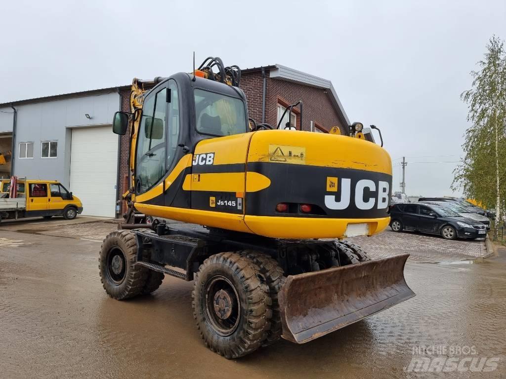 JCB JS 145 W Gravemaskiner på hjul