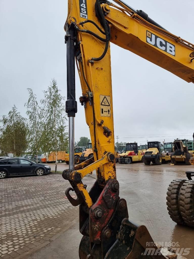 JCB JS 145 W Gravemaskiner på hjul