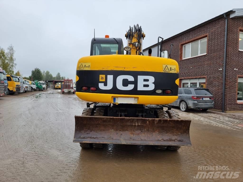 JCB JS 145 W Gravemaskiner på hjul