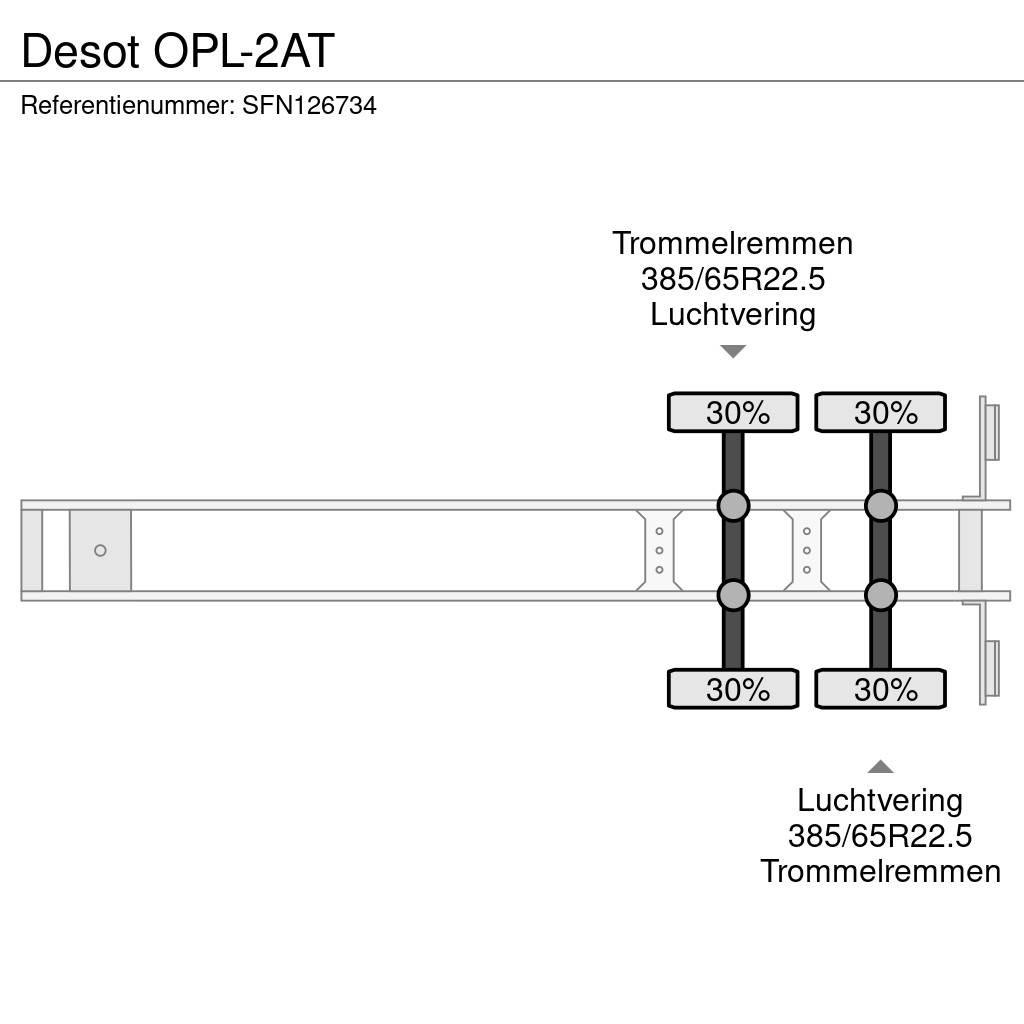 Desot OPL-2AT Semi-trailer med fast kasse