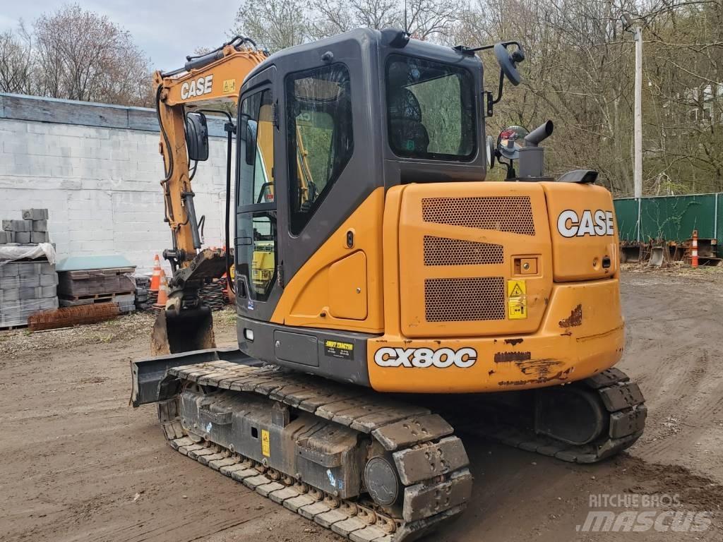 CASE CX 80 C Gravemaskiner på larvebånd
