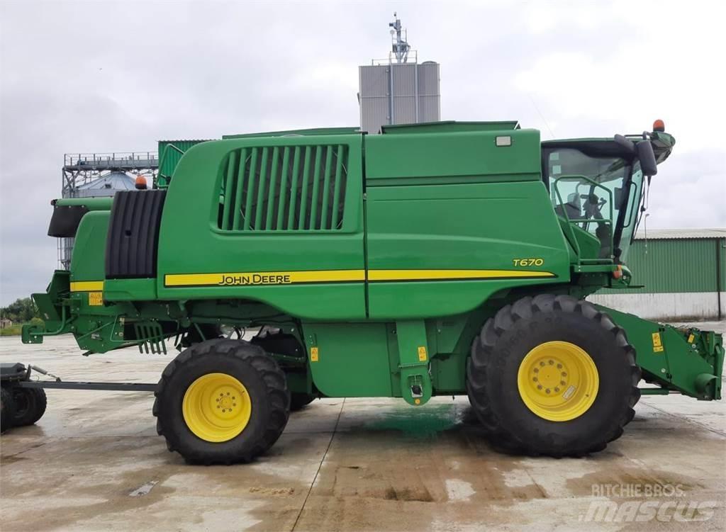 John Deere T670 Mejetærskere