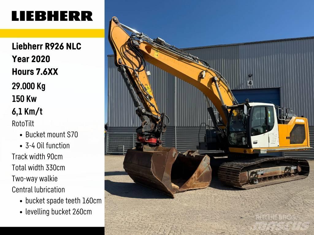 Liebherr R 926 LC Gravemaskiner på larvebånd