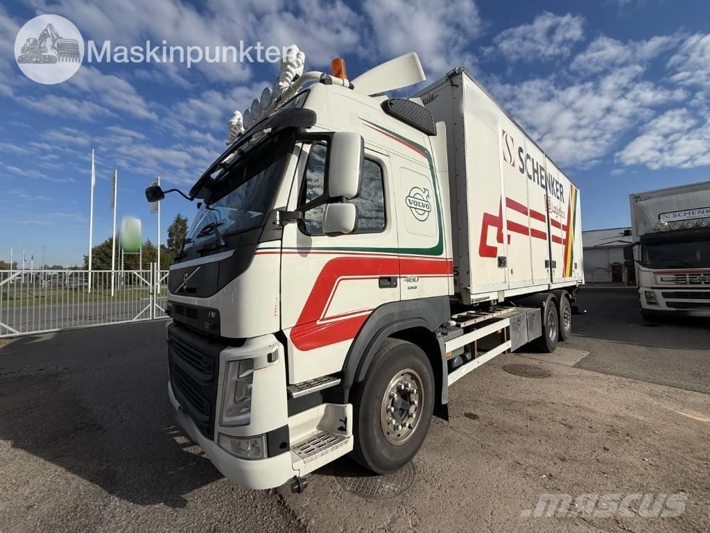 Volvo FM 460 Lastbiler med containerramme / veksellad
