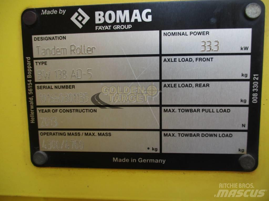 Bomag BW 138 AD-5 Tvilling tromle