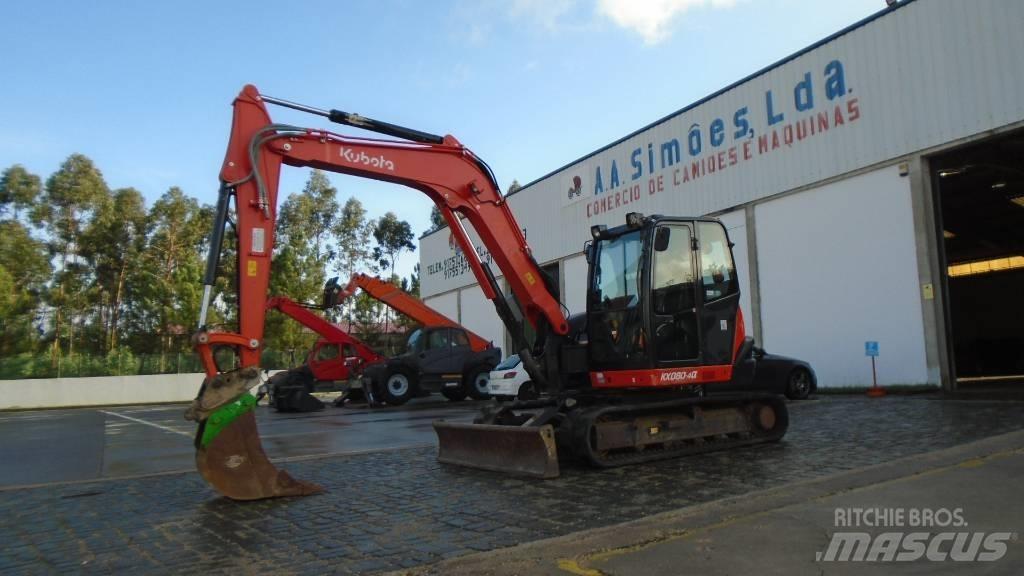 Kubota KX 080-4 Midi-gravemaskiner 7t - 12t