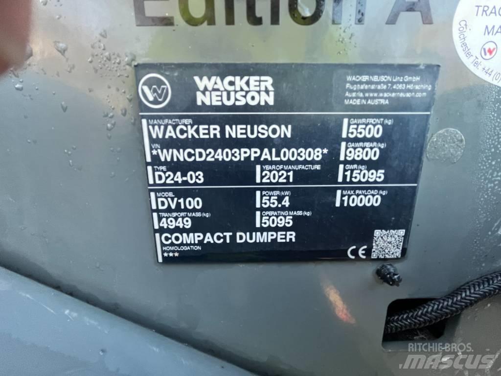 Wacker Neuson DV 100 Dumpere