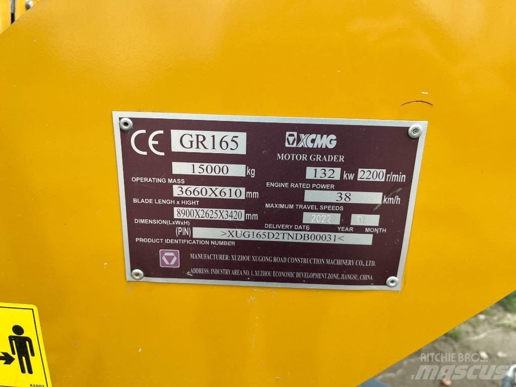 XCMG GR 165 Vejhøvle / Gradere