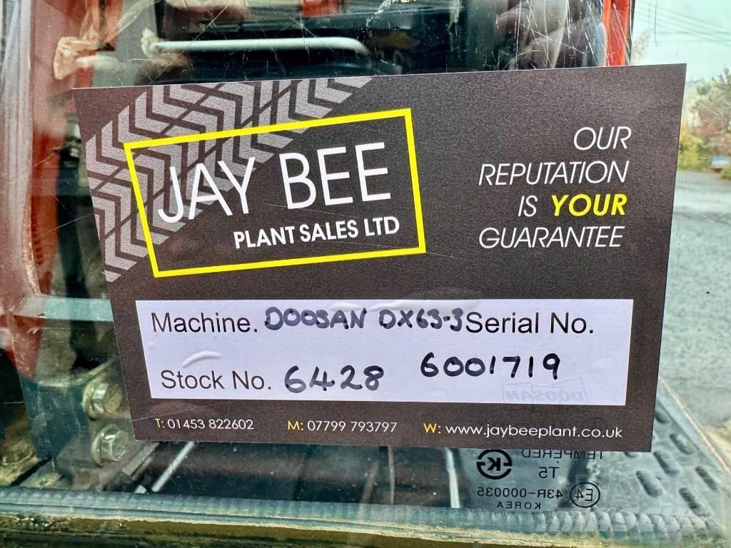 Doosan DX 63 R Minigravemaskiner