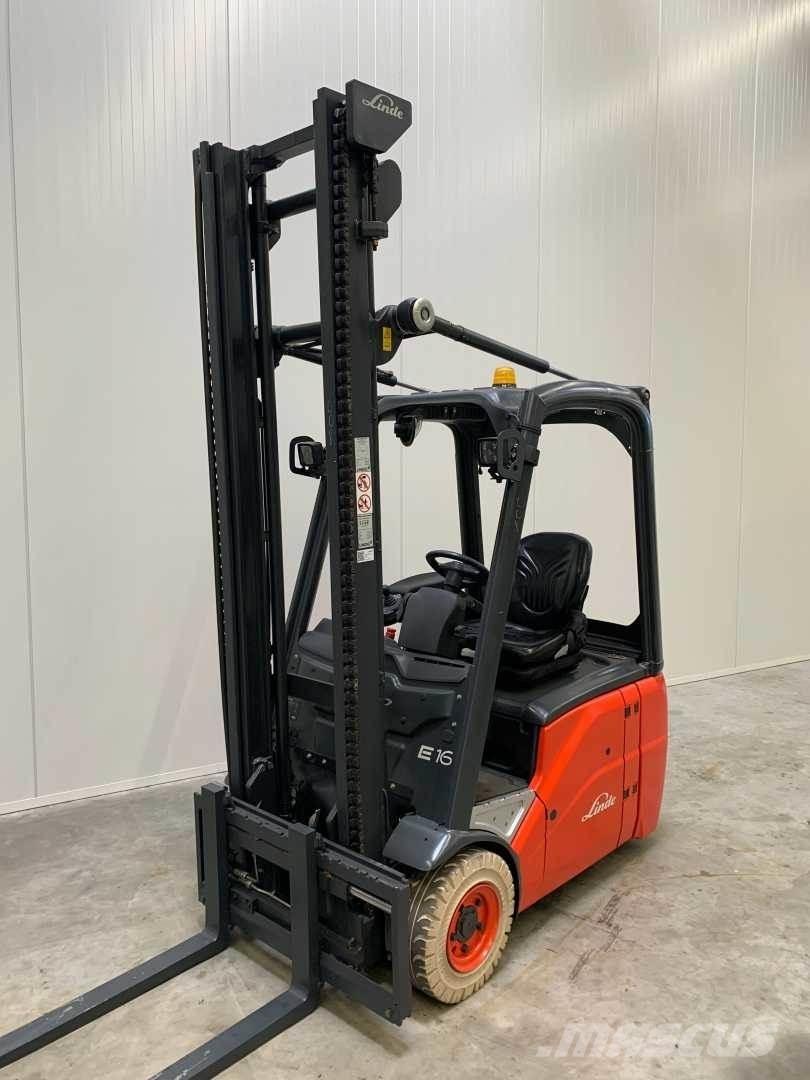 Linde E16C El gaffeltrucks