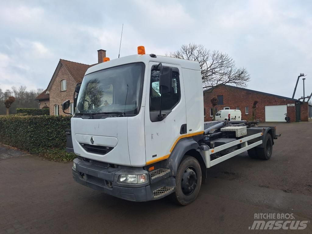 Renault 210 Lastbiler med containerramme / veksellad