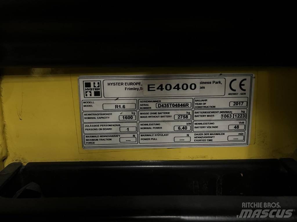 Hyster R1.6 Reachtruck