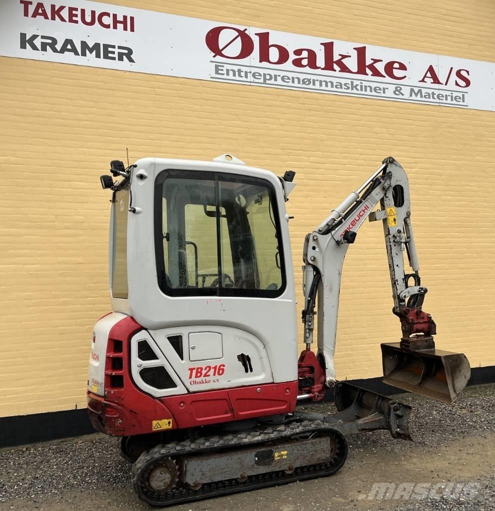 Takeuchi TB 216 Minigravemaskiner