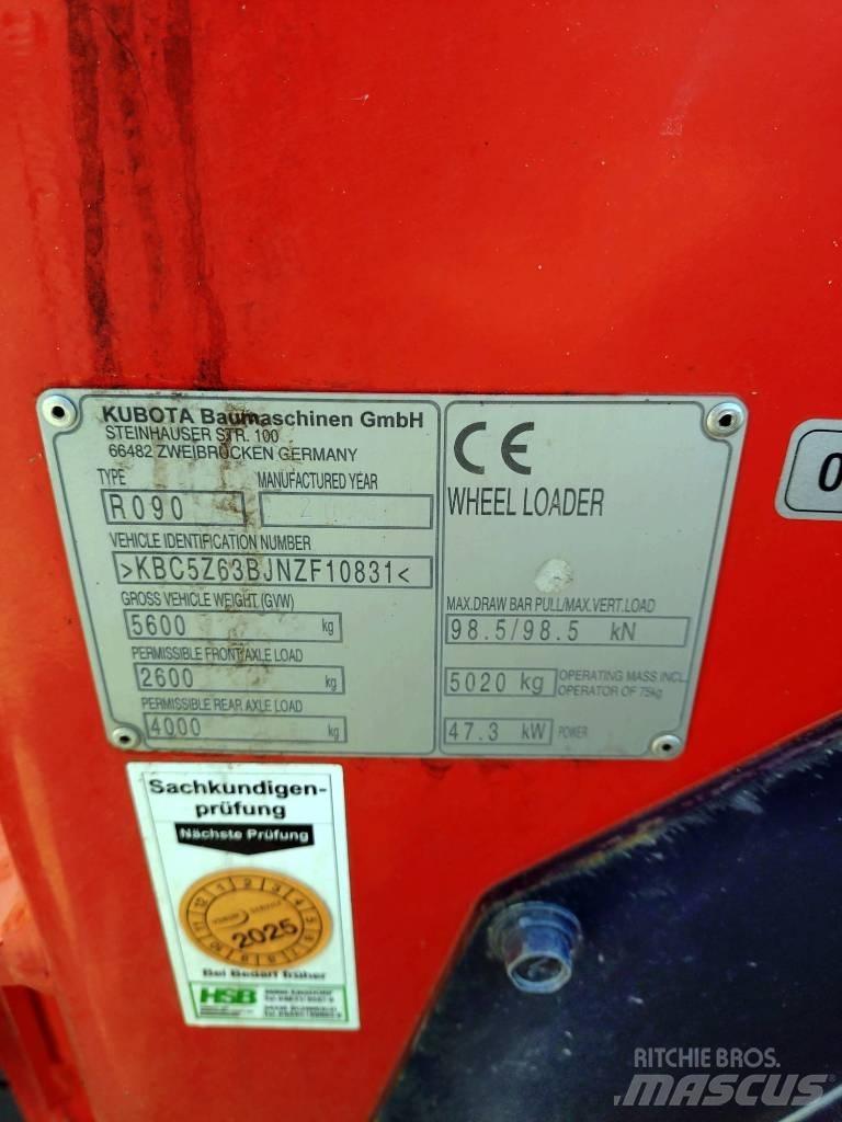 Kubota R 090 Læssemaskiner på hjul