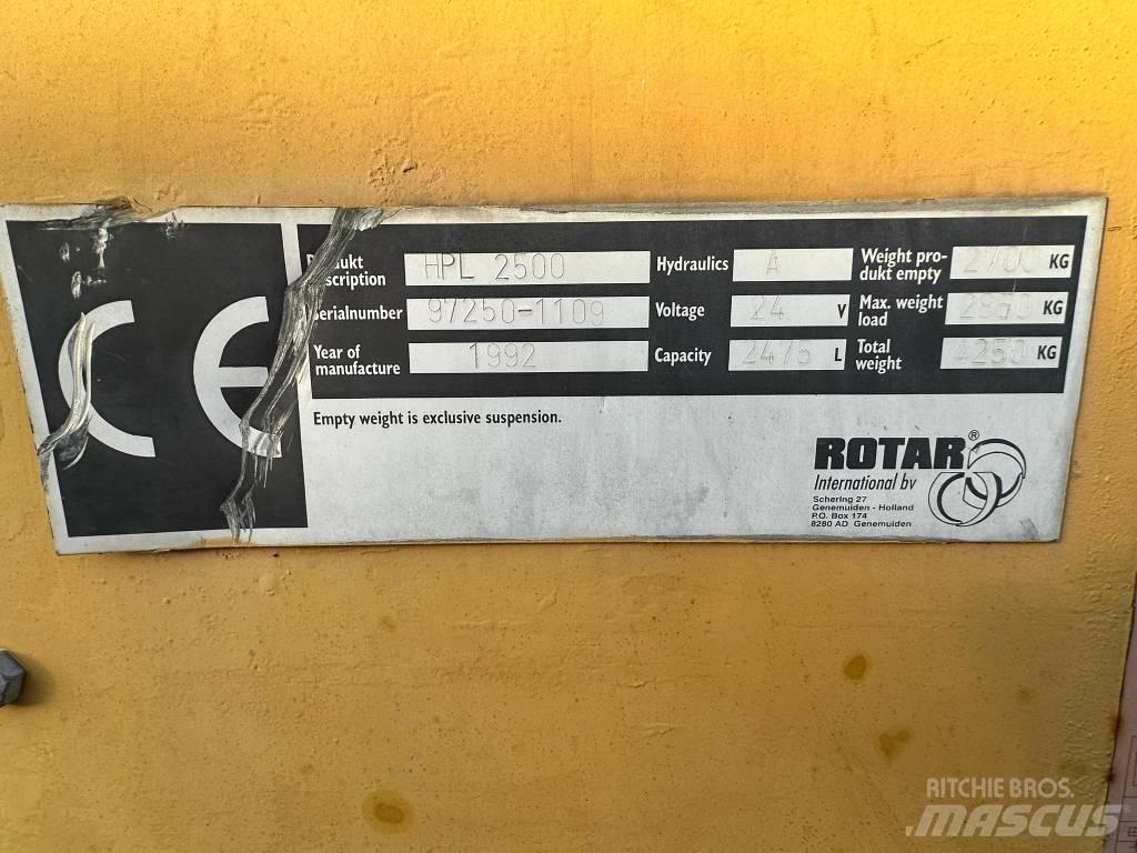 Rotar HPL 2500 Sorteringsudstyr